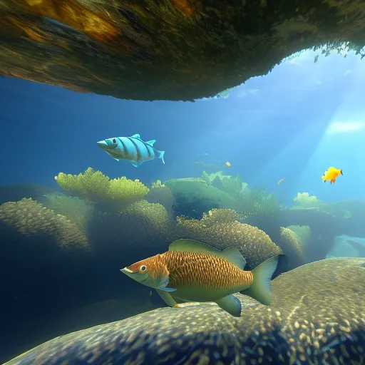 A video game that fish play