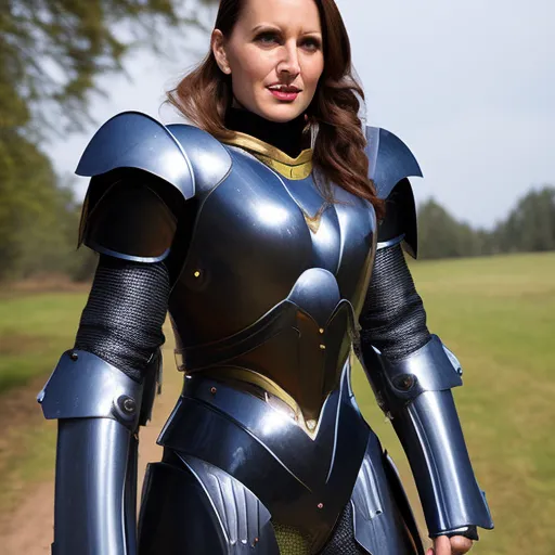 lady in scifi armor