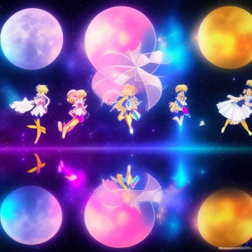 Sailor moon falling