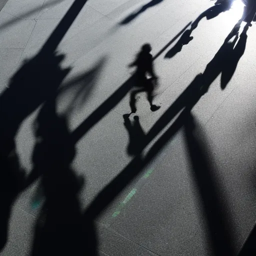 Shadows attacking people