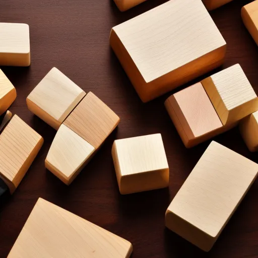Shadows attacking wooden blocks