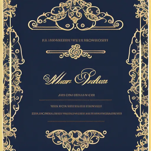 wedding invitation design not animetion