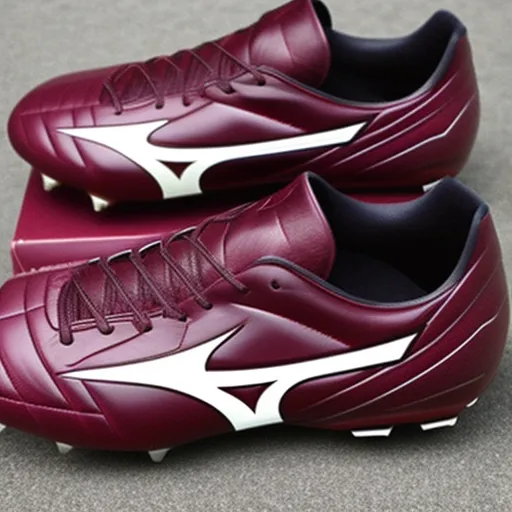 Mizuno soccer shoes burgundy 
