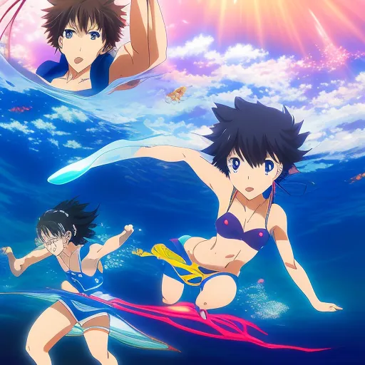 Anime *** swimming