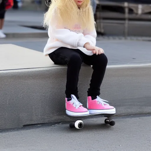 cute blonde skater ***