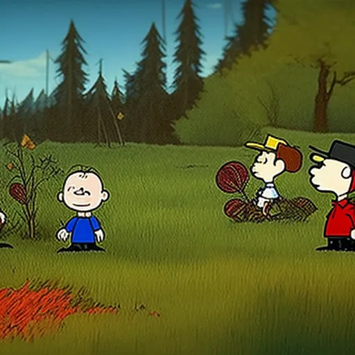 charlie brown fighting zombies in the last of us
