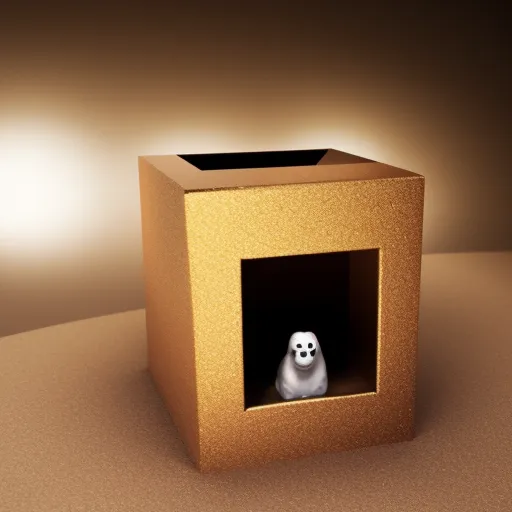 Mummy trapped in a cube